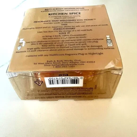 pack of Bath & Body Works Kitchen Spice Wallflowers Home Fragrance Refills - Picture 4 of 4